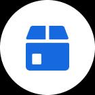 Mass production support icon